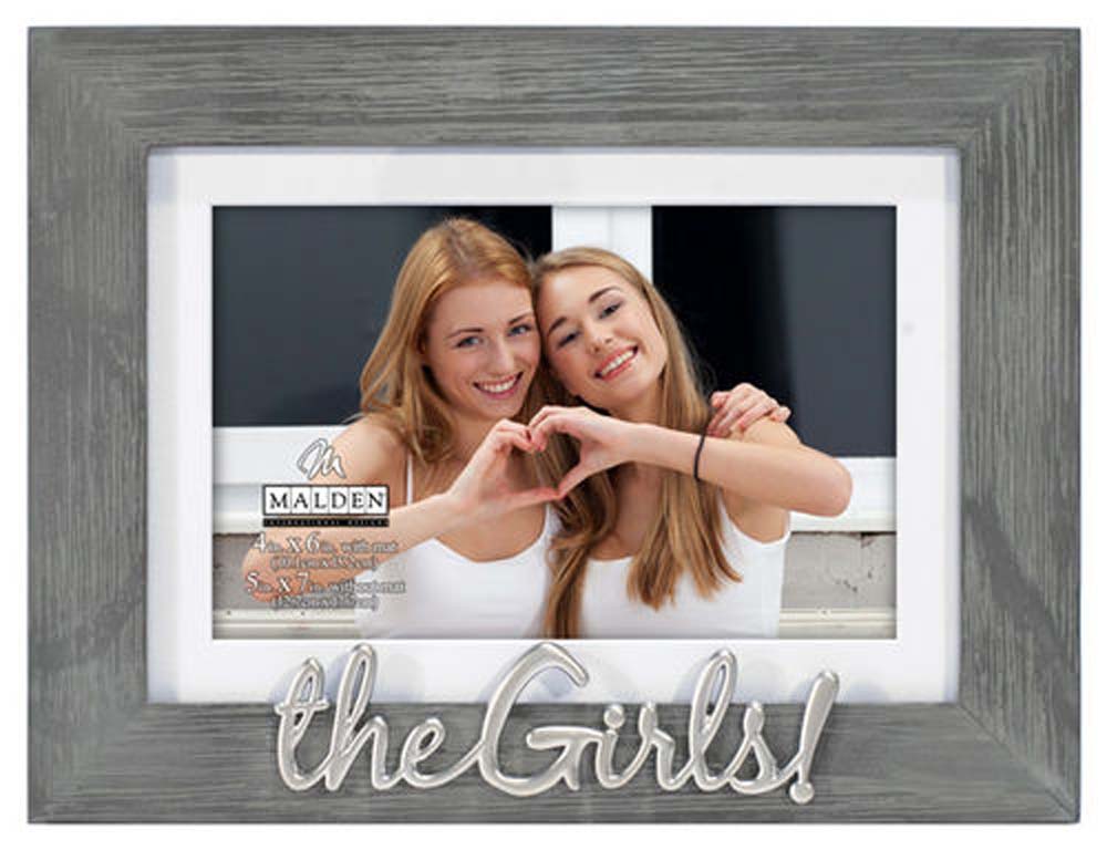 Malden 4x6 Scripts Gray Distressed- The Girls
