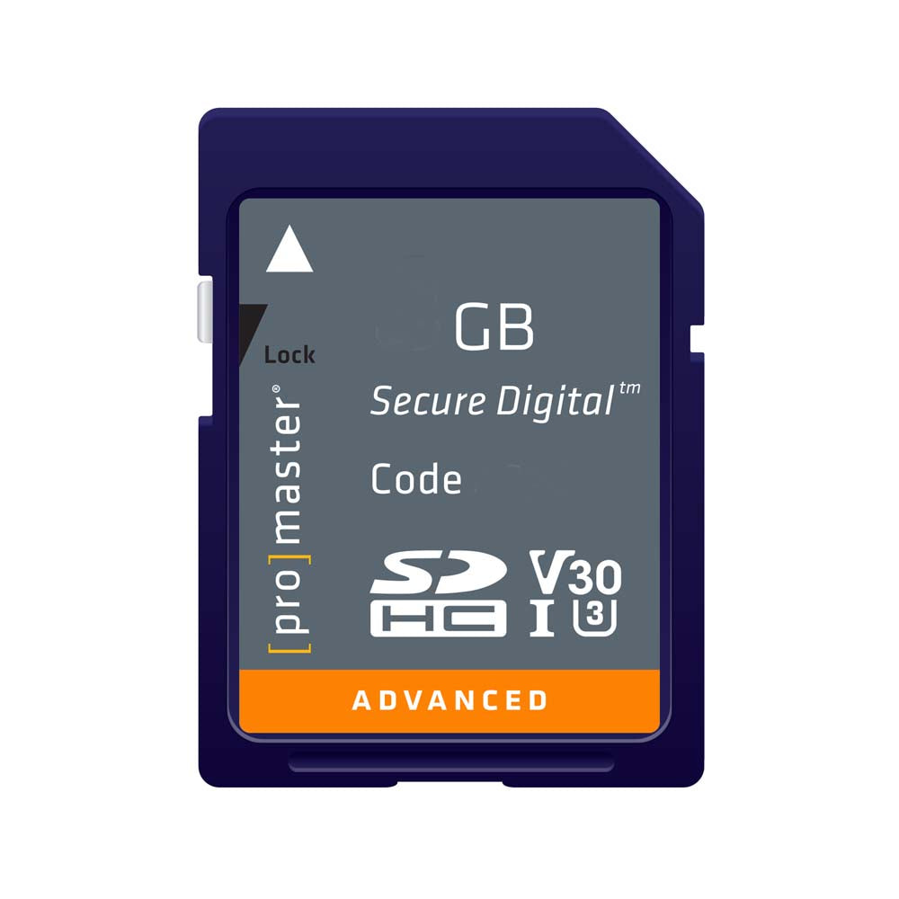 Promaster 128GB SDXC Advanced UHS-I V30 Memory Card