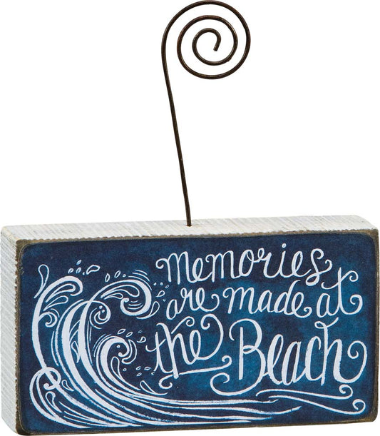 Primitives Photo Block- Memories Made At The Beach