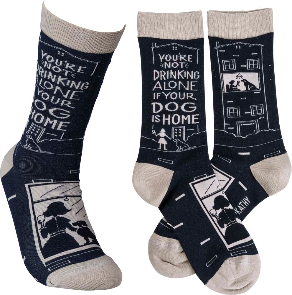 Primitives Socks - Dog Is Home