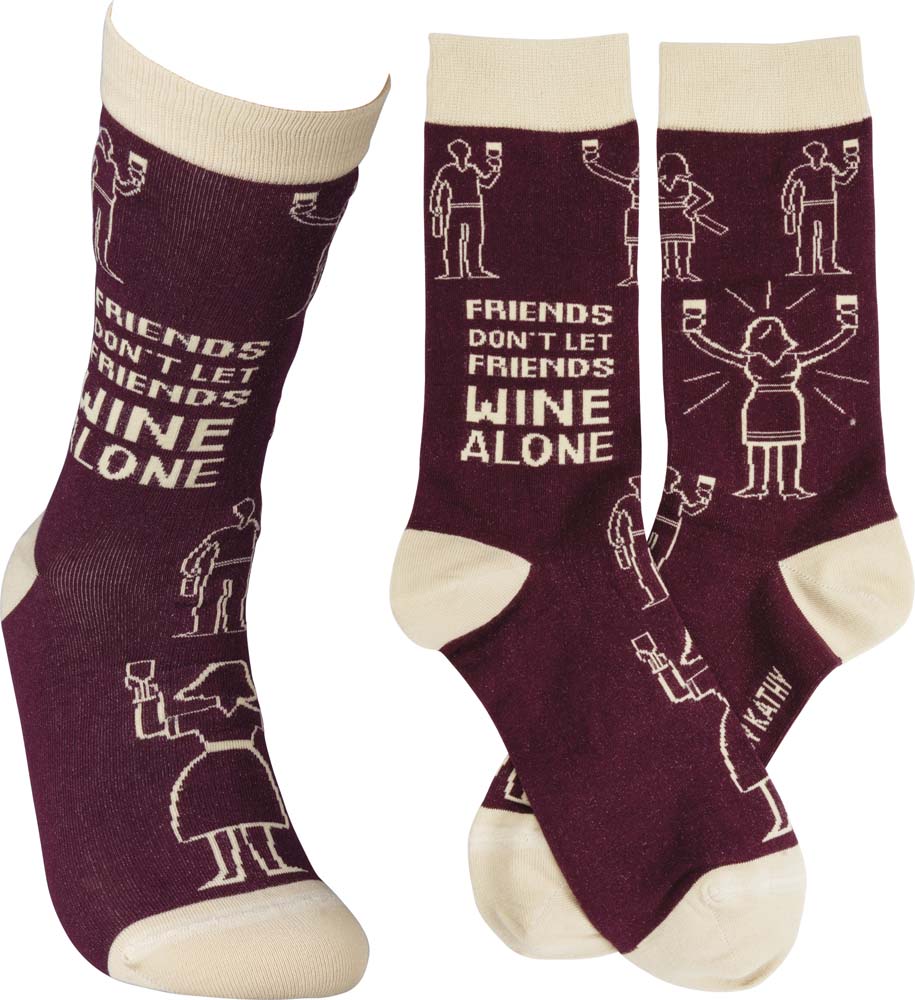 Primitives Socks - Wine Alone