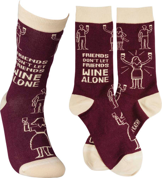 Primitives Socks - Wine Alone