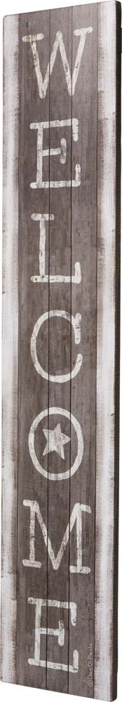 Primitives Welcome Sign