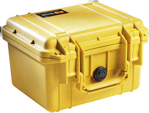 Pelican 1300 Case with Foam (Yellow)