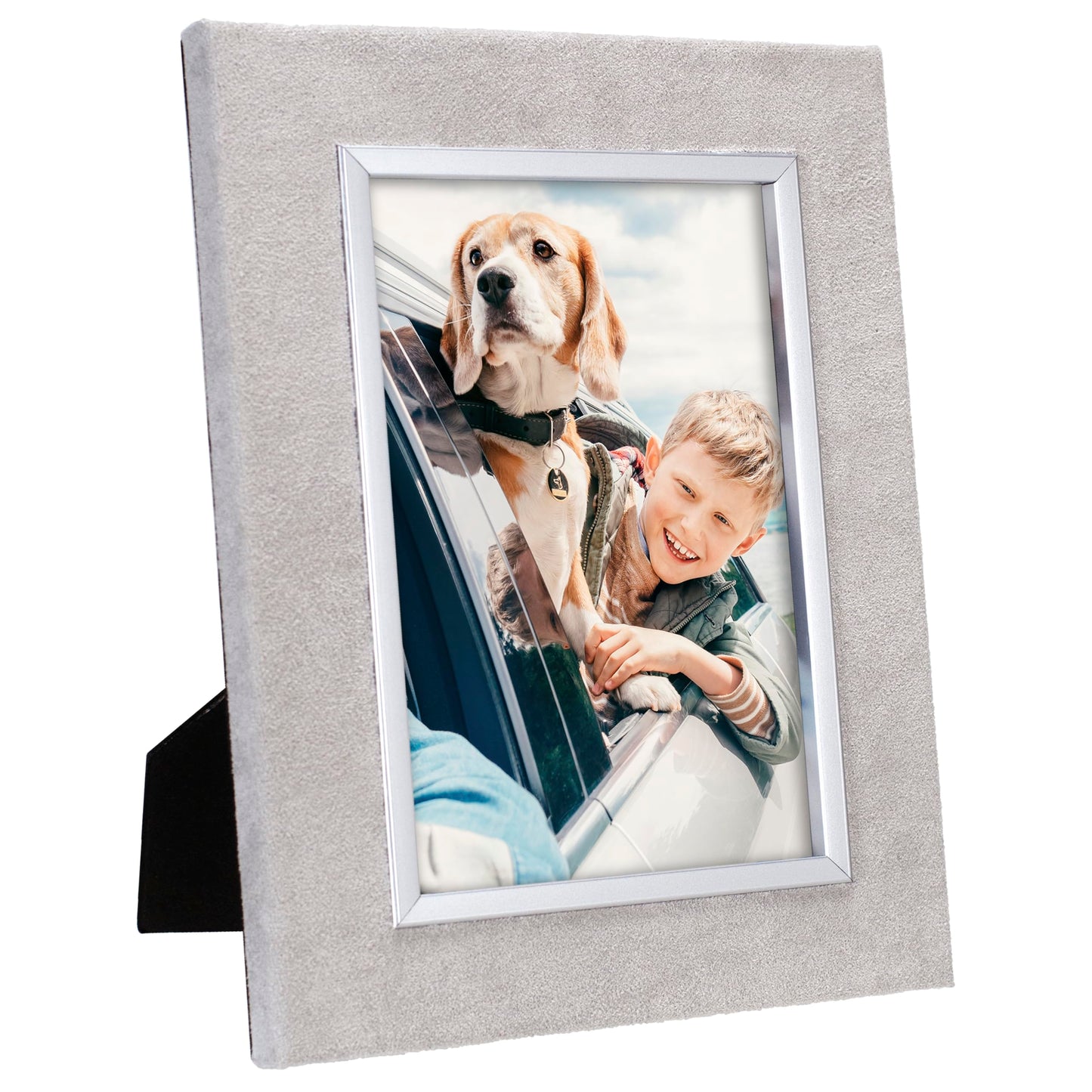 Malden 4X6 Silver Velvet Frame