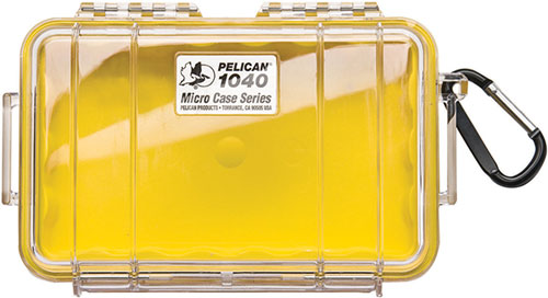 Pelican 1040 Micro Case (Clear Yellow)