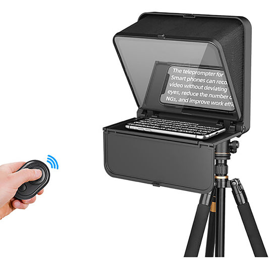 LENSGO TC7 II 7.9" Portable Foldable Teleprompter for Phones Cameras DSLR