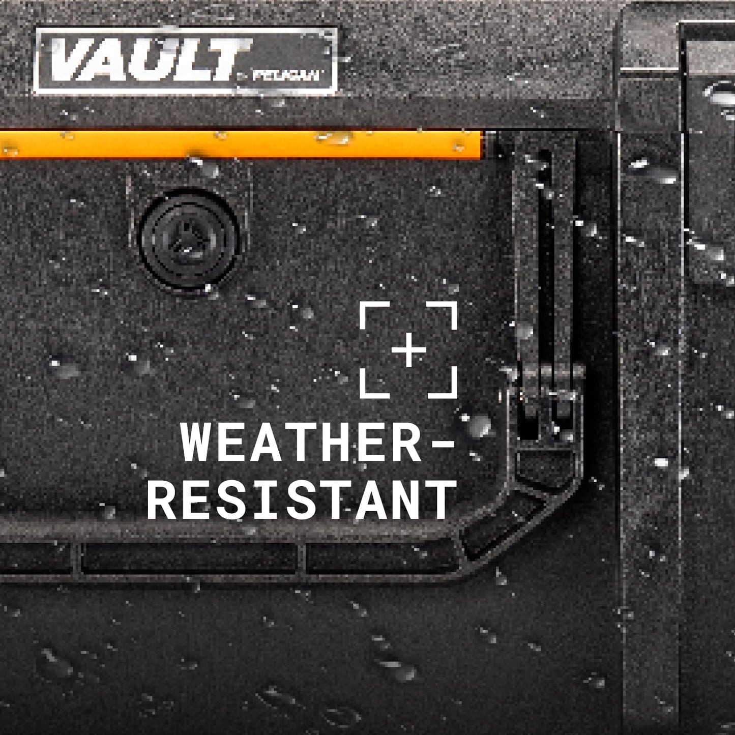 Pelican Vault V300PF5 5-Pistol Case - Black (Custom Pre-cut Foam)