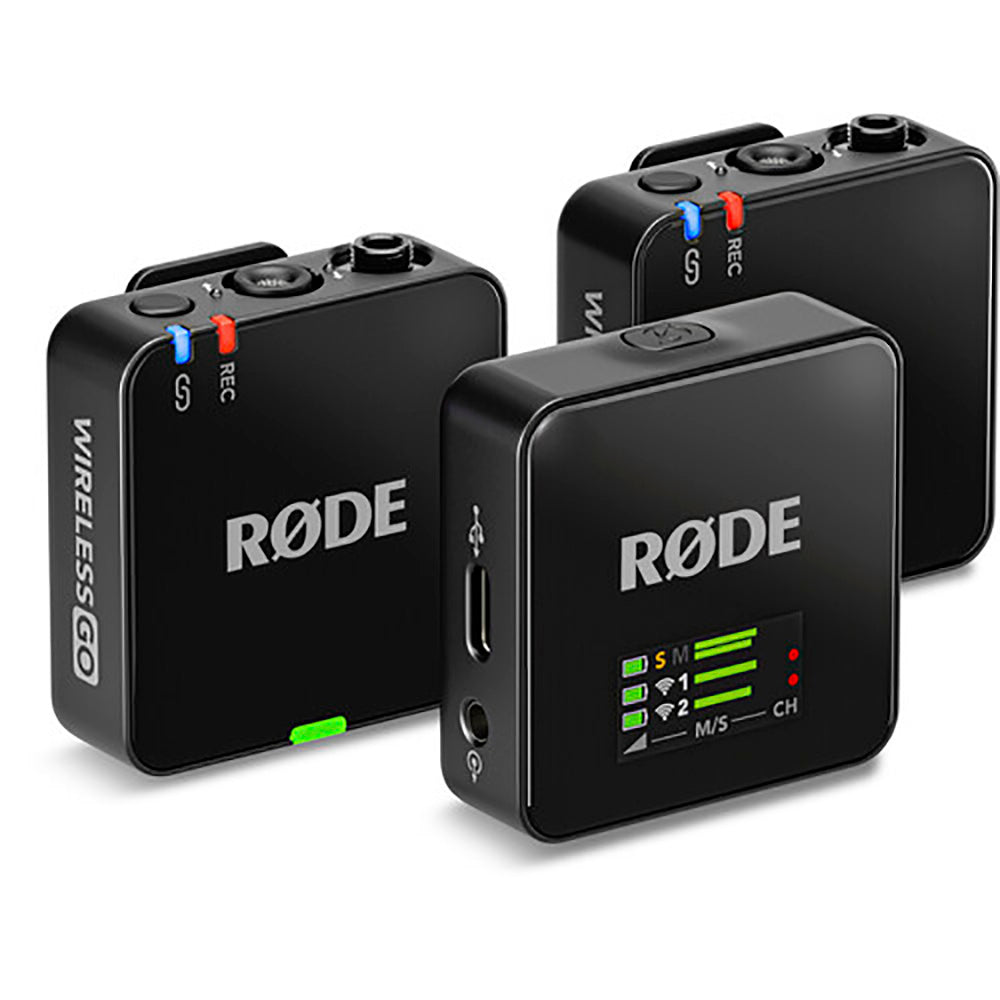 RODE Wireless GO (Gen 3) 2-Person Compact Digital Wireless Microphone System/Recorder (2.4 GHz)