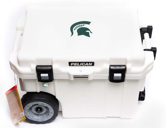 Pelican ProGear 45QT Wheeled Elite Cooler - Michigan State University Spartans