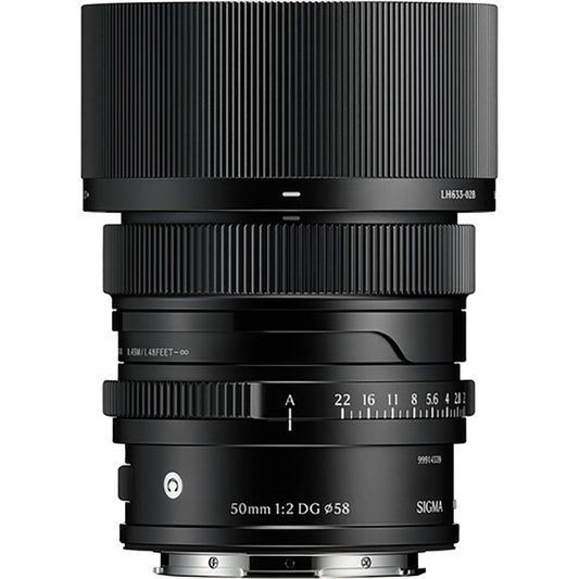 Sigma 50mm f/2 DG Contemporary Lens Black (L-Mount)