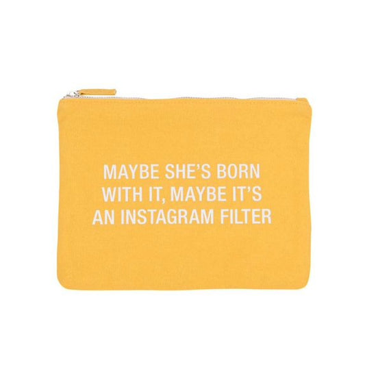 About Face Designs Instagram Filter Cosmetic Bag