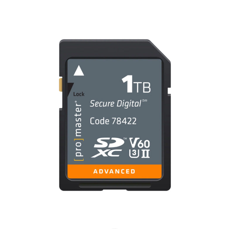 Promaster 1TB SDXC Advanced UHS-II V60 Memory Card