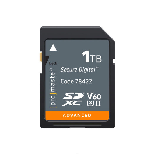 Promaster 1TB SDXC Advanced UHS-II V60 Memory Card