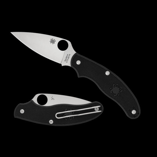 Spyderco UK Penknife Black G-10 / Satin CTS BD1N C94PBK