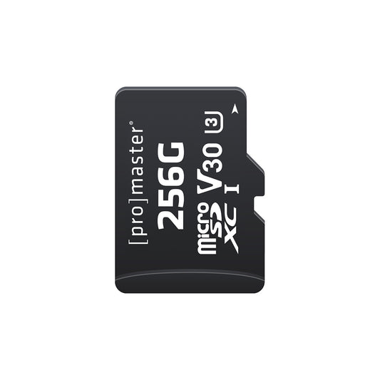 Promaster 256GB Micro SDHC Advanced UHS-I V30 Memory Card
