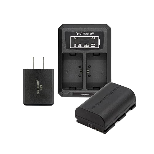 Promaster Battery & Charger Kit for Canon LP-E6P