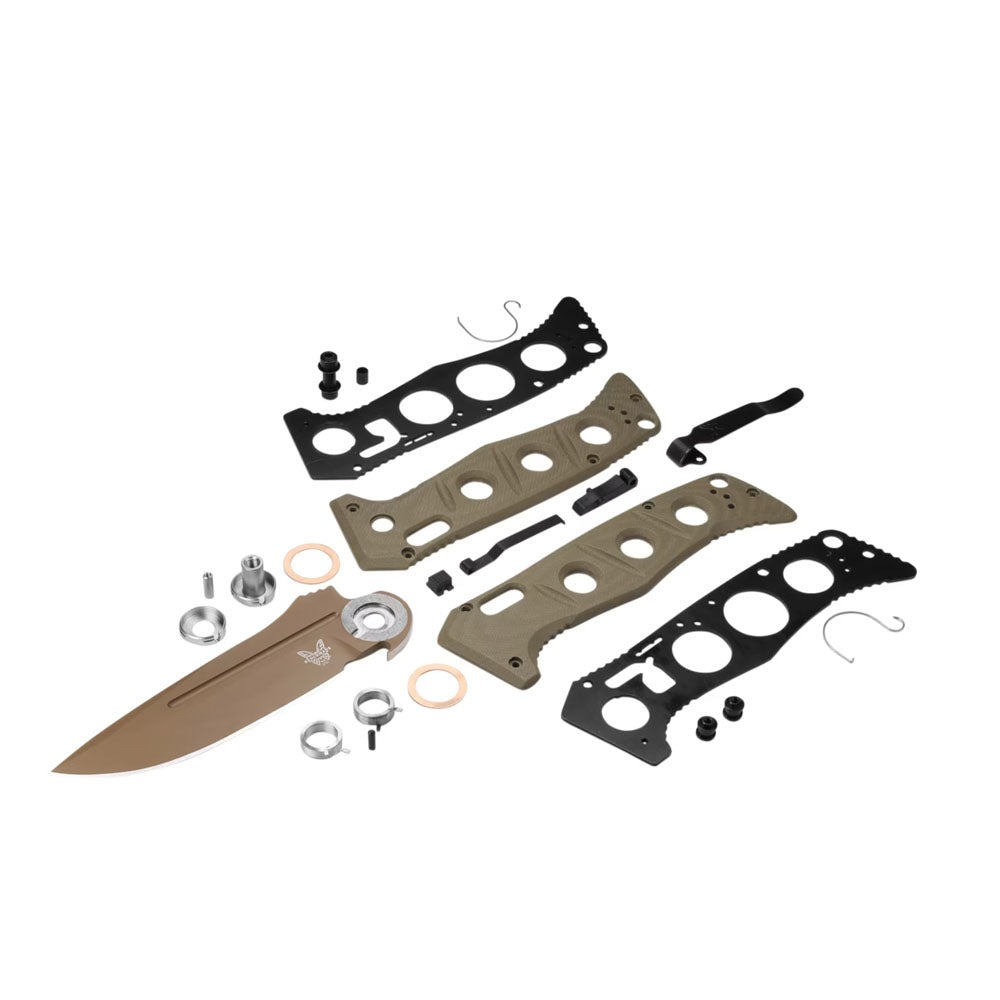 Benchmade Adamas OTS Auto OD Green Drop Point 2750FE-2